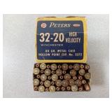 46 rds 32-20 Win. Peters Ammo