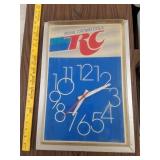> RC cola electric wall clock, working