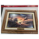 > Terry Redlin "Evening surprise" framed picture