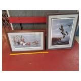 > Framed signed prints by N Anderson