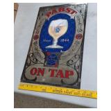 > Pabst Blue Ribbon mirror 12x20