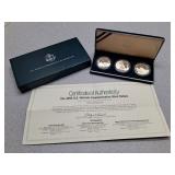 1994 US Veterans Commemorative silver set dollar