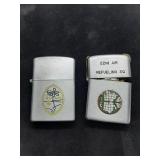 Military lighters: Wellington & Konwal . Guam &
