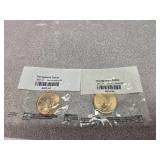 2001P,D UNC 60 Sacagawea dollars