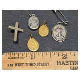 *Vintage religious charms +