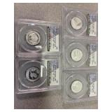 2015 S PCGS PF70 Deep Cameo silver quarters