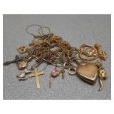 Knot of Necklaces some sterling