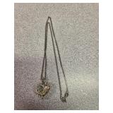 Sterling silver chain and 2000 pendant