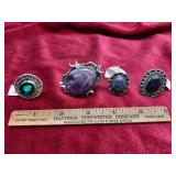 Costume Jewelry rings sizes 8 & 9
