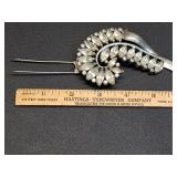 * Vintage Eisenberg fur clip brooch