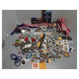 Variety pins, medals, awards  & other