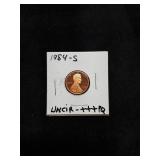 1984 S Lincoln cent uncirculated Premium Quality