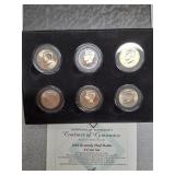 2005 6 coin Kennedy HalfDollar set P,D,S, mint