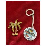 * Brooch & Germany key ring