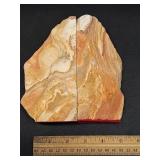 Lovely Wonderstone sandstone book ends