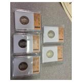 2010 SGS Graded silver quarters PR70CAM