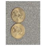 2017P,D Sacagawea dollar coins