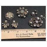 * Vintage Austrian starburst & cabochon