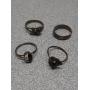 * Sterling rings