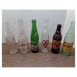 Vintage Soda Bottles, ACL & Embossed