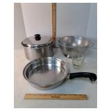 Saladmaster pans, Fire King measure & metal