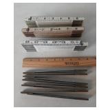 4- folding rulers: Lufkin