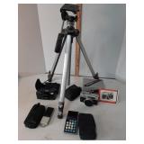 Tripod,  Konica C35 , Olympus Camera & other
