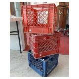 3 Milk crates