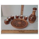 8-piece ceramic liquor set