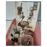 1937 Rexall calendar,  refill pad & other m