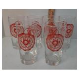 6 University of Nebraska glasses