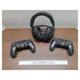 PS4 Controllers, Headphones