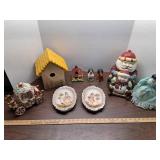 Santa Cookie Jar, Salt & Pepper Shakers +
