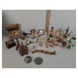 Figurines, seashells & more