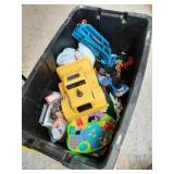 Tote of toys & other