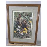 Bunnies & Dandelions by C Brenders framed print