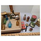 Old tins, bottles +