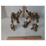 Ceramic elephant figurines