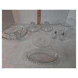 Glassware serving beaded edges.
