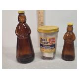 Aunt Jemima Syrup glass bottles, Real Roast