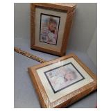 4 new 8x10 picture frames oak wood