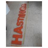Approx 12" ht "Hastings " wood