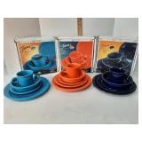 Fiesta China : Peacock, Poppy & Cobalt
