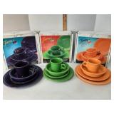 Fiesta China : Plum, Shamrock  & Tangerine