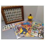 Postage stamps Ashland, NE coin bank, comic books