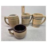 Uhl,  Buckeye *DAMAGED Buckeye* stoneware pottery