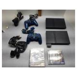 Sony PlayStation 2 Slim & controllers & games