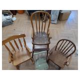 4 Wooden Chairs