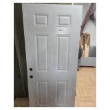 Steel door. 35.5x75.5"