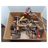 Drills, Brace, Pipe Cutter +
